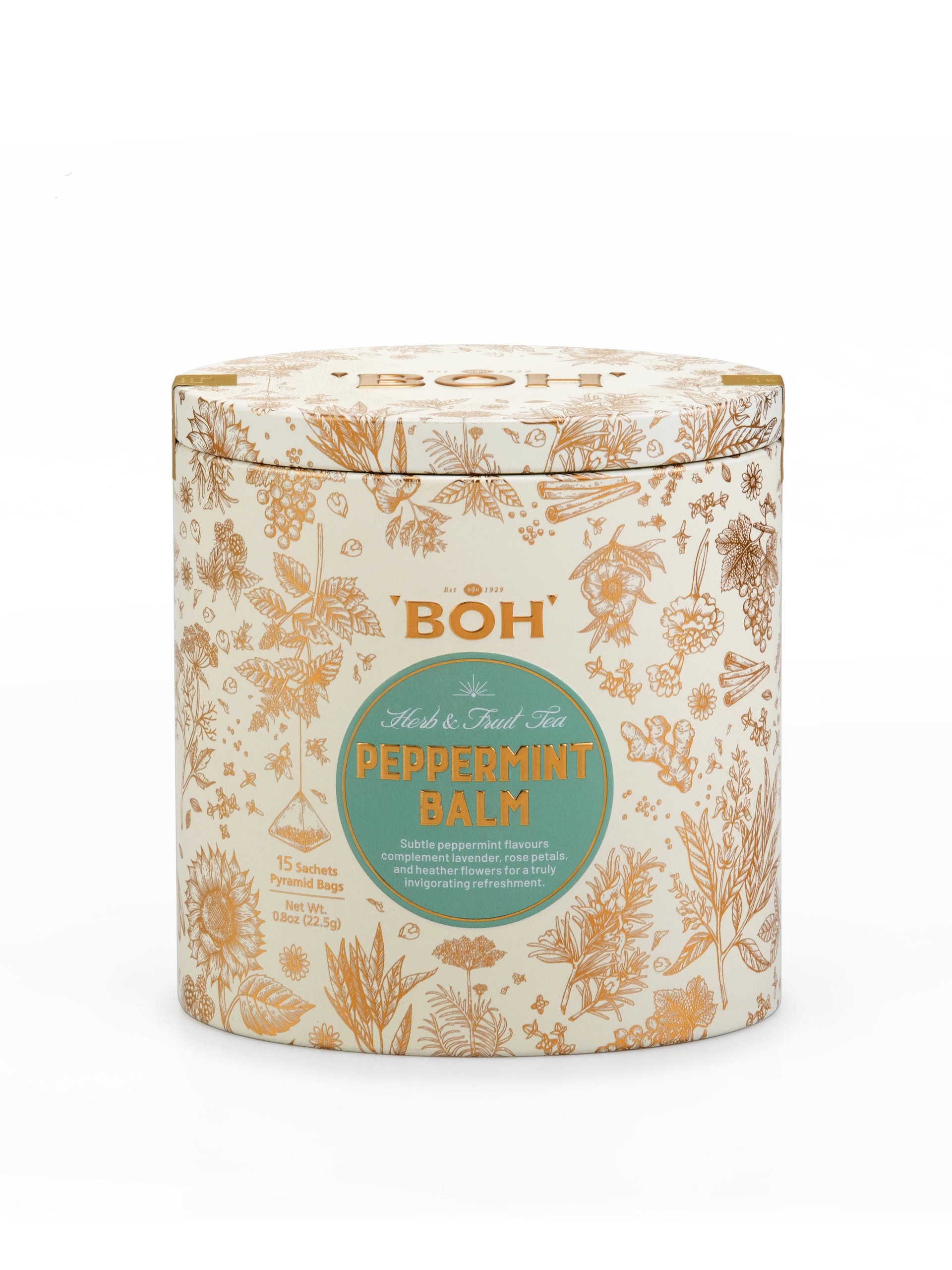 BOH Spa Infusions Peppermint Balm Pyramid Teabags (15’s)