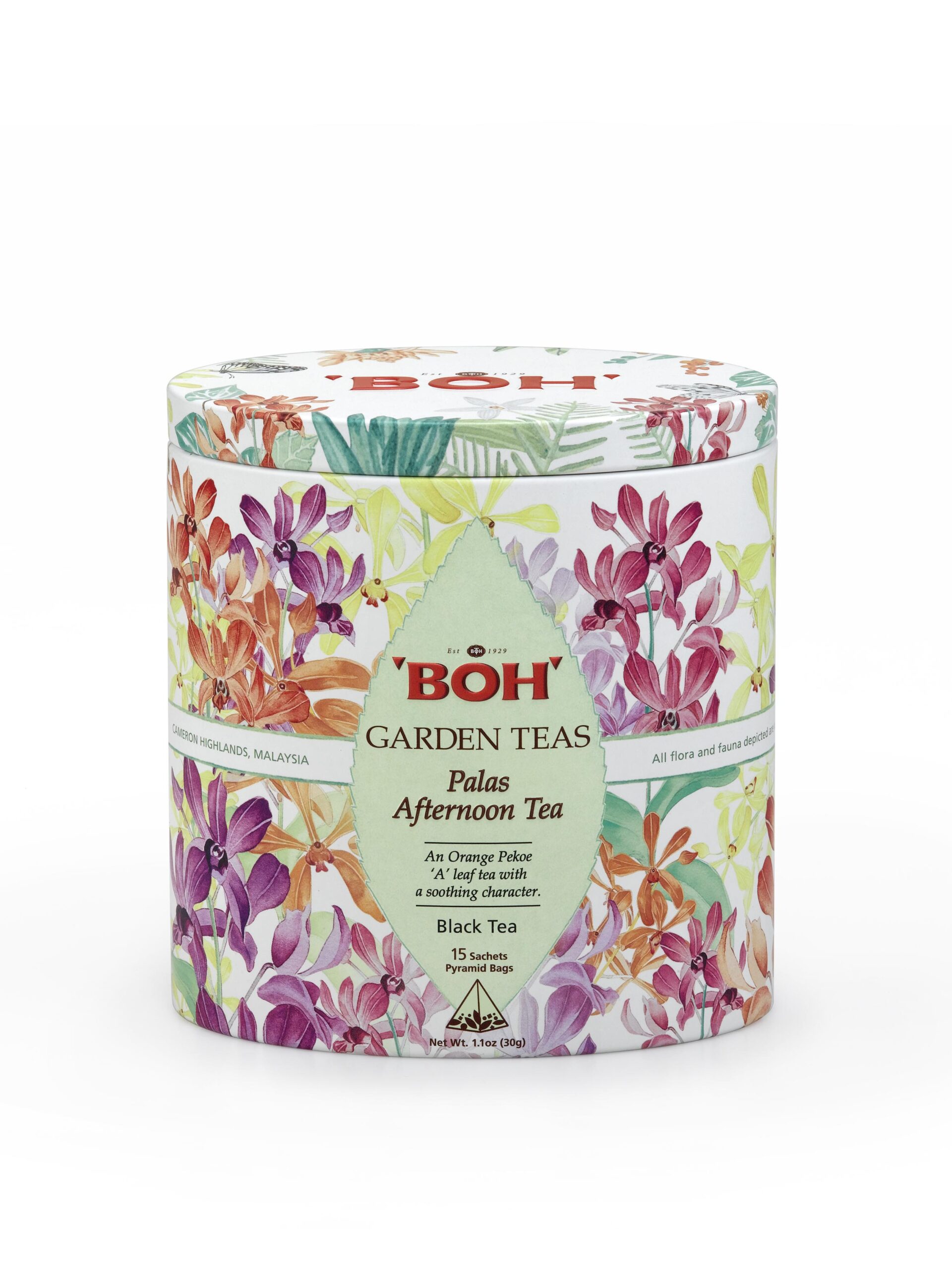 BOH Garden Tea Palas Afternoon Tea Pyramid Teabag (15’s)