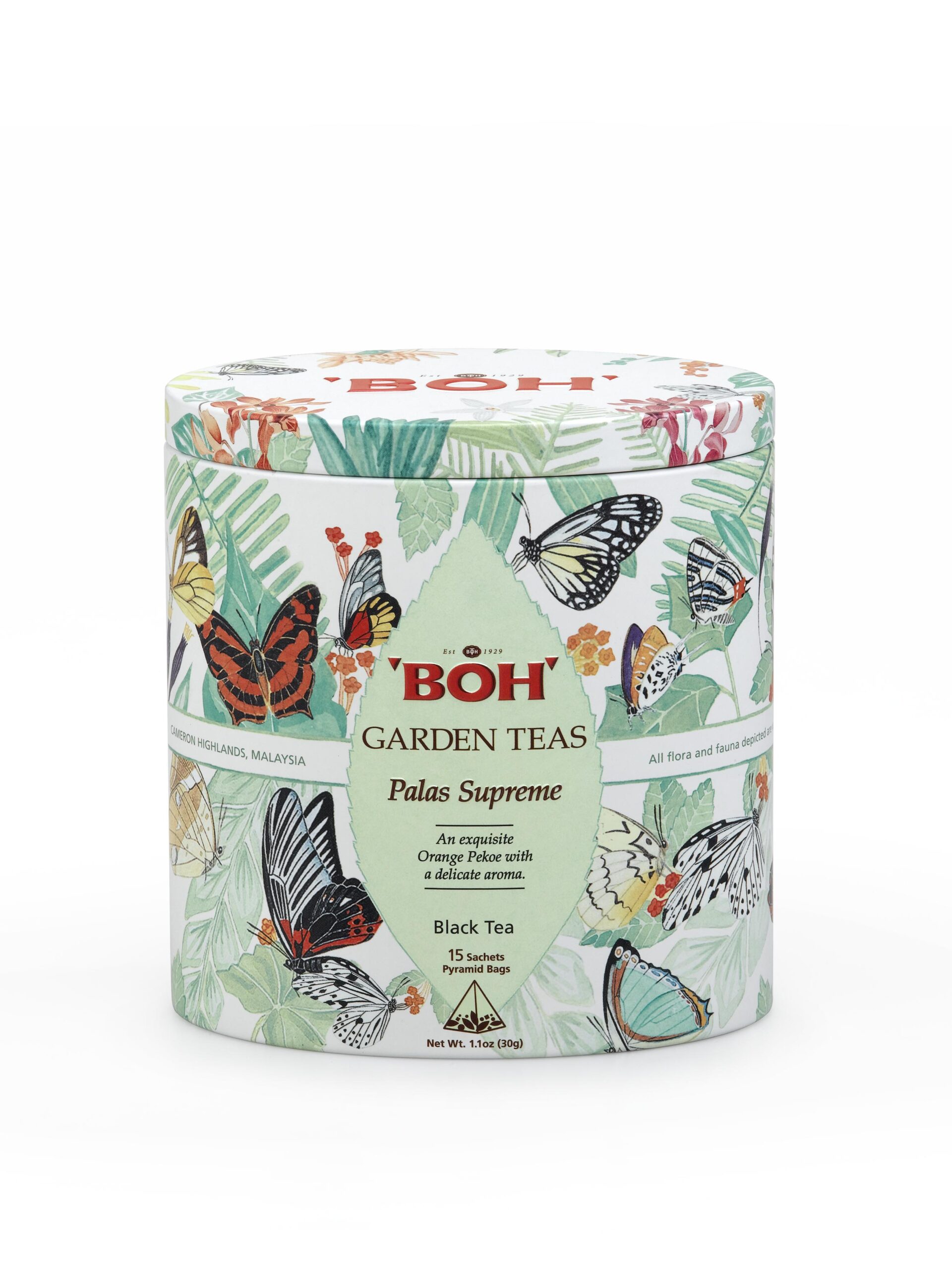 BOH Garden Tea Palas Supreme Pyramid Teabags (15’s)